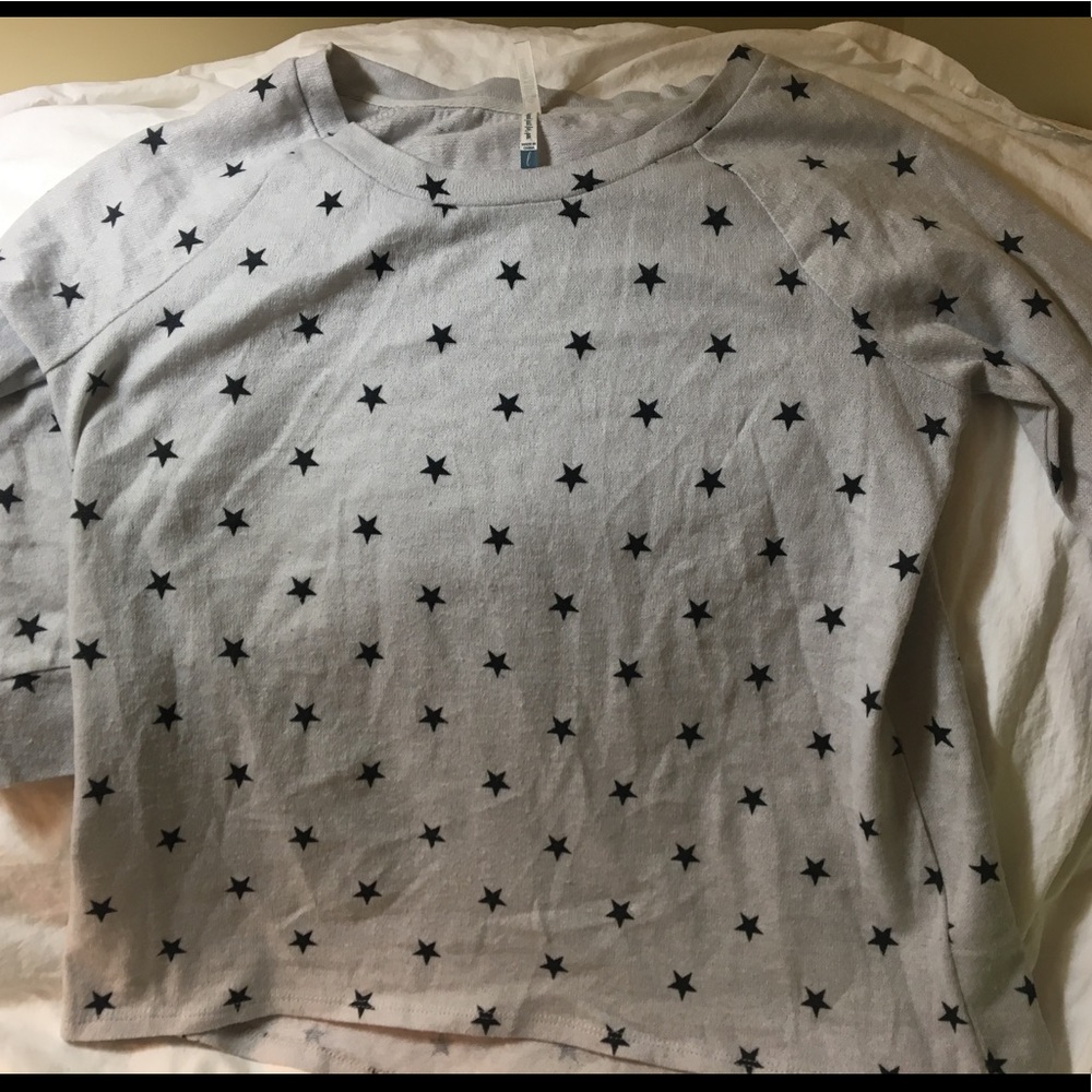 Wallflower 3/4 Sleeve Ladies Star Shirt